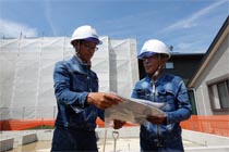 掘削作業の様子