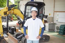 ポンプ据付け作業